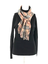 100% Cashmere Scarf By Royal Rossi With A Red, White, Beige and Black Palette - TheRealThreads